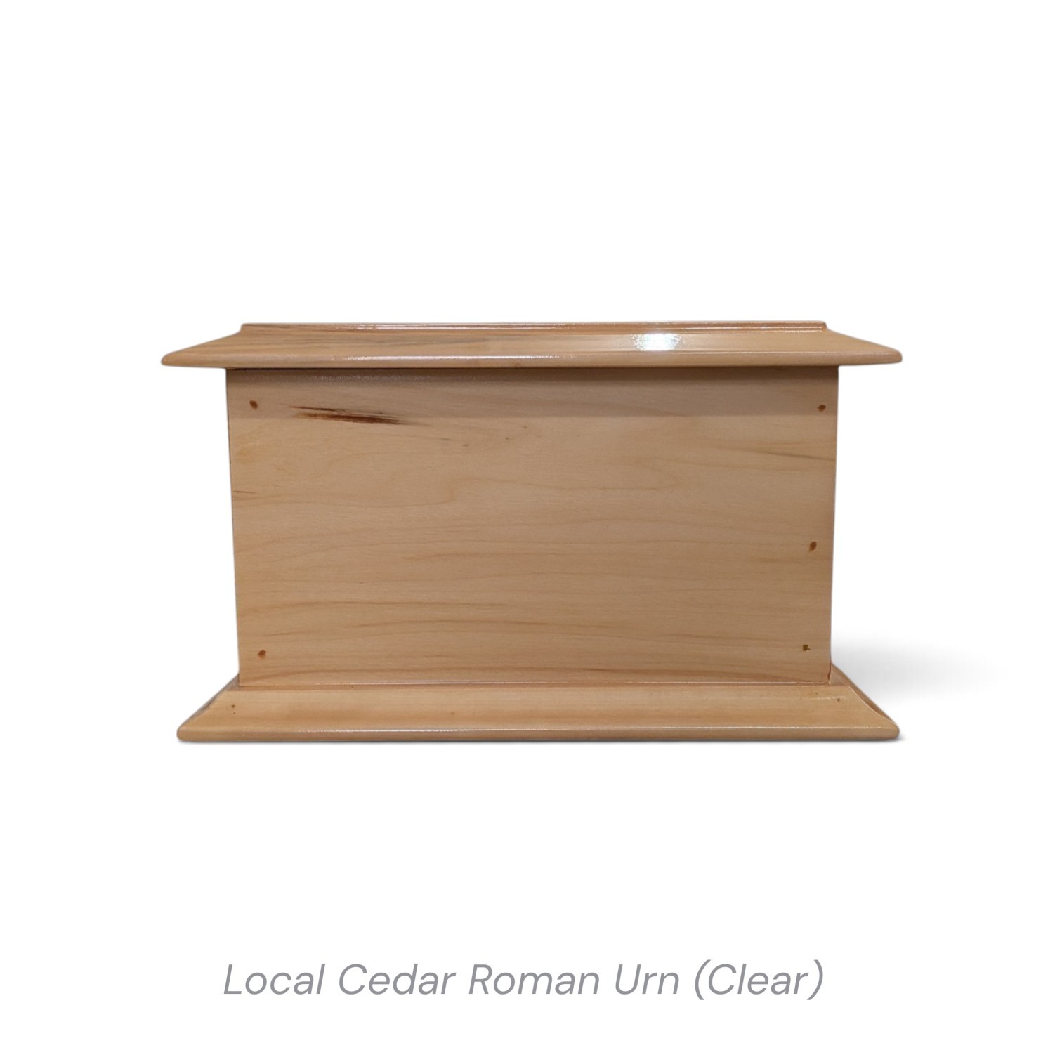 Roman Urn Clear - Natural Finish Jamaican Cedar