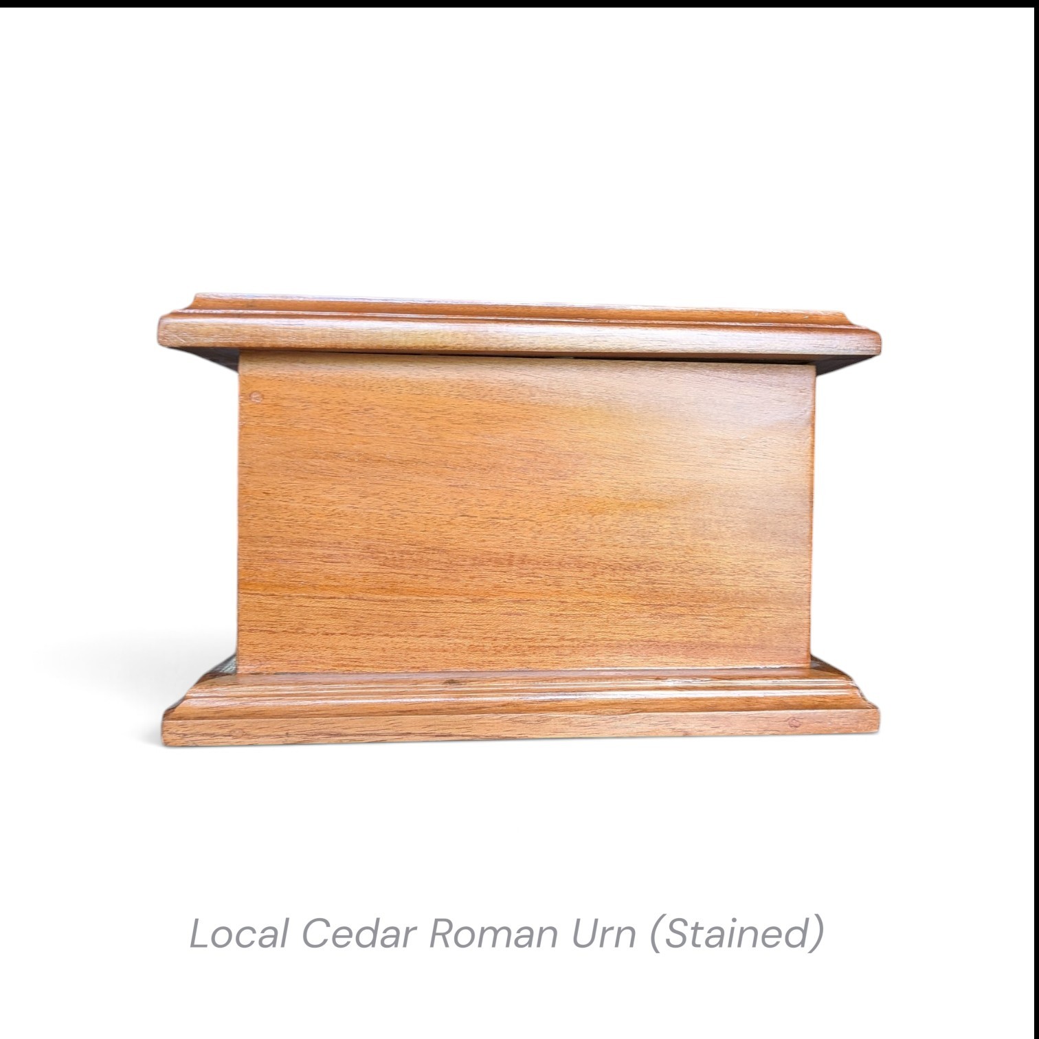 Roman Urn Stained - Handcrafted Jamaican Cedar
